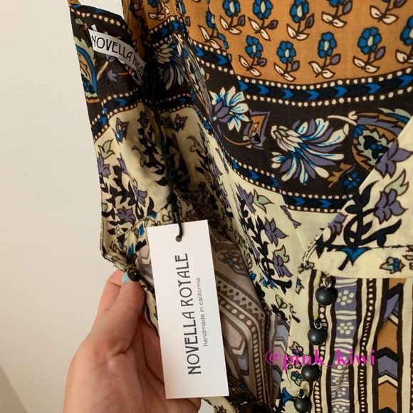 Novella Royale West Coast Printed Jumpsuit - Picture 9 of 10